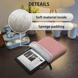 Mygadget pochette nylon pour tablette jusqu'à 6,8 pouces - protection pour 18 x 13,5 cm - ex. kindle paperblanc 11e génération -