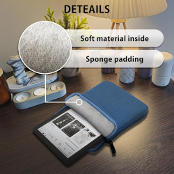 Mygadget pochette nylon pour tablette jusqu'à 6,8 pouces - protection pour 18 x 13,5 cm - ex. kindle paperblanc 11e génération -