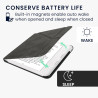 kwmobile Étui Compatible avec Kobo Libra Colour Coque - Étui à Rabat magnétique Tablette eReader Similicuir - Anthracite
