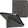 kwmobile Étui Compatible avec Kobo Libra Colour Coque - Étui à Rabat magnétique Tablette eReader Similicuir - Anthracite