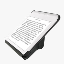 kwmobile Étui Compatible avec Kobo Libra Colour Coque - Étui à Rabat magnétique Tablette eReader Similicuir - Anthracite