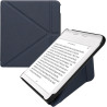 kwmobile Étui Compatible avec Kobo Libra Colour Coque - Étui à Rabat magnétique Tablette eReader Similicuir - Bleu foncé