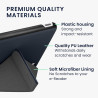 kwmobile Étui Compatible avec Kobo Libra Colour Coque - Étui à Rabat magnétique Tablette eReader Similicuir - Bleu foncé