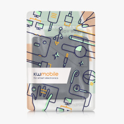 kwmobile Étui Compatible avec Kobo Libra Colour Coque - Étui à Rabat magnétique Tablette eReader Similicuir - Bleu foncé