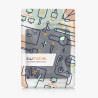 kwmobile Étui Compatible avec Kobo Libra Colour Coque - Étui à Rabat magnétique Tablette eReader Similicuir - Bleu foncé