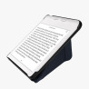 kwmobile Étui Compatible avec Kobo Libra Colour Coque - Étui à Rabat magnétique Tablette eReader Similicuir - Bleu foncé