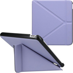 kwmobile Étui Compatible avec Kobo Libra Colour Coque - Étui à Rabat magnétique Tablette eReader Similicuir - Lavande