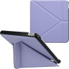 kwmobile Étui Compatible avec Kobo Libra Colour Coque - Étui à Rabat magnétique Tablette eReader Similicuir - Lavande