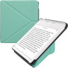 kwmobile Étui Compatible avec Kobo Libra Colour Coque - Étui à Rabat magnétique Tablette eReader Similicuir - Menthe glaciale