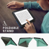 kwmobile Étui Compatible avec Kobo Libra Colour Coque - Étui à Rabat magnétique Tablette eReader Similicuir - Menthe glaciale