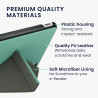 kwmobile Étui Compatible avec Kobo Libra Colour Coque - Étui à Rabat magnétique Tablette eReader Similicuir - Menthe glaciale
