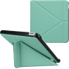 kwmobile Étui Compatible avec Kobo Libra Colour Coque - Étui à Rabat magnétique Tablette eReader Similicuir - Menthe glaciale