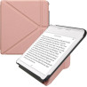 kwmobile Étui Compatible avec Kobo Libra Colour Coque - Étui à Rabat magnétique Tablette eReader Similicuir - Or Rose