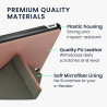 kwmobile Étui Compatible avec Kobo Libra Colour Coque - Étui à Rabat magnétique Tablette eReader Similicuir - Or Rose