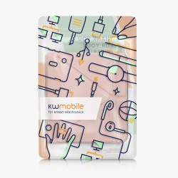 kwmobile Étui Compatible avec Kobo Libra Colour Coque - Étui à Rabat magnétique Tablette eReader Similicuir - Or Rose