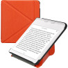 Kwmobile étui compatible avec kobo libra colour coque - étui à rabat magnétique tablette ereader similicuir - orange fruitée