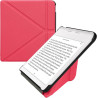 kwmobile Étui Compatible avec Kobo Libra Colour Coque - Étui à Rabat magnétique Tablette eReader Similicuir - Rose Fluo
