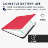 kwmobile Étui Compatible avec Kobo Libra Colour Coque - Étui à Rabat magnétique Tablette eReader Similicuir - Rose Fluo
