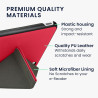 kwmobile Étui Compatible avec Kobo Libra Colour Coque - Étui à Rabat magnétique Tablette eReader Similicuir - Rose Fluo