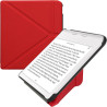 kwmobile Étui Compatible avec Kobo Libra Colour Coque - Étui à Rabat magnétique Tablette eReader Similicuir - Rouge foncé