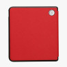kwmobile Étui Compatible avec Kobo Libra Colour Coque - Étui à Rabat magnétique Tablette eReader Similicuir - Rouge foncé