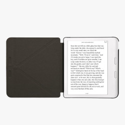 kwmobile Étui Compatible avec Kobo Libra Colour Coque - Étui à Rabat magnétique Tablette eReader Similicuir - Rouge foncé