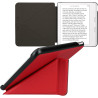 kwmobile Étui Compatible avec Kobo Libra Colour Coque - Étui à Rabat magnétique Tablette eReader Similicuir - Rouge foncé