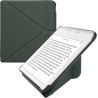 kwmobile Étui Compatible avec Kobo Libra Colour Coque - Étui à Rabat magnétique Tablette eReader Similicuir - Vert foncé