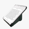kwmobile Étui Compatible avec Kobo Libra Colour Coque - Étui à Rabat magnétique Tablette eReader Similicuir - Vert foncé