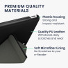 kwmobile Étui Compatible avec Kobo Libra Colour Coque - Étui à Rabat magnétique Tablette eReader Similicuir - Noir