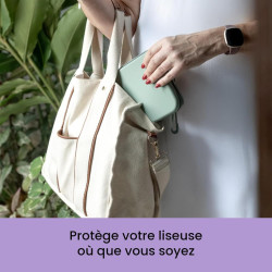Pochette en silicone strapsicle pour kindle et liseuses électroniques – sac multi-usage pour téléphone, portefeuille et clés – c