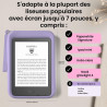 Pochette en silicone strapsicle pour kindle et liseuses électroniques – sac multi-usage pour téléphone, portefeuille et clés – c