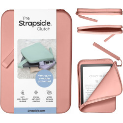 Strapsicle pochette en silicone pour kindle et liseuses électroniques – sac multifonction pour téléphone, portefeuille et clés –