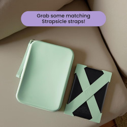 Strapsicle pochette en silicone pour kindle et liseuses électroniques – sac multifonction pour téléphone, portefeuille et clés –