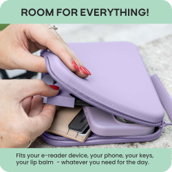 Pochette en silicone strapsicle pour kindle et liseuses électroniques – sac multi-usages pour téléphone, portefeuille et clés – 