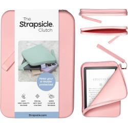 Pochette en silicone strapsicle pour kindle et liseuses électroniques – sac multi-usage pour téléphone, portefeuille et clés – c