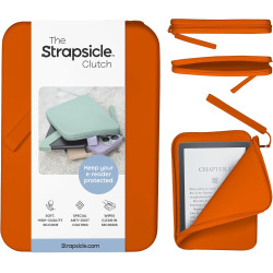 Strapsicle pochette en silicone pour kindle et liseuses électroniques – sac multifonction pour téléphone, portefeuille et clés –