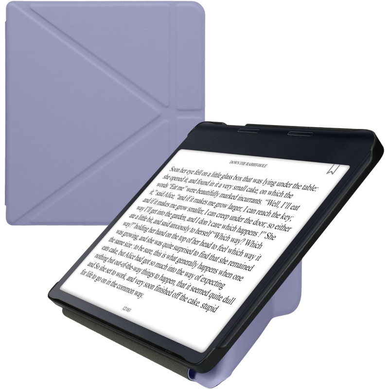 kwmobile Étui Compatible avec Kobo Sage Coque - Étui à Rabat magnétique Tablette eReader Similicuir - Lavande