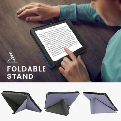 kwmobile Étui Compatible avec Kobo Sage Coque - Étui à Rabat magnétique Tablette eReader Similicuir - Lavande
