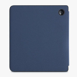kwmobile Étui Compatible avec Kobo Sage Coque - Étui à Rabat magnétique Tablette eReader Similicuir - Bleu foncé