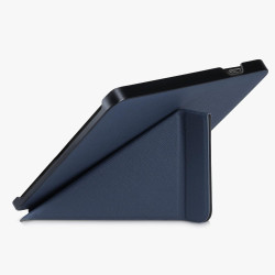 kwmobile Étui Compatible avec Kobo Sage Coque - Étui à Rabat magnétique Tablette eReader Similicuir - Bleu foncé