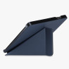 kwmobile Étui Compatible avec Kobo Sage Coque - Étui à Rabat magnétique Tablette eReader Similicuir - Bleu foncé