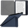 kwmobile Étui Compatible avec Kobo Sage Coque - Étui à Rabat magnétique Tablette eReader Similicuir - Bleu foncé