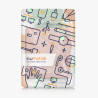 kwmobile Étui Compatible avec Kobo Sage Coque - Étui à Rabat magnétique Tablette eReader Similicuir - Or Rose