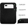 Mygadget pochette nylon pour tablette jusqu'à 6 pouces - protection pour 17 x 12,5 cm - ex. kindle paperblanc - soft touch noir
