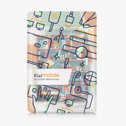 kwmobile Étui Compatible avec Kobo Aura H2O Edition 2 Coque - Étui à Rabat magnétique Tablette eReader Similicuir avec Sangle - 