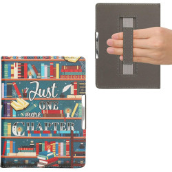 kwmobile Étui Compatible avec Kobo Aura H2O Edition 2 Coque - Étui à Rabat magnétique Tablette eReader Similicuir avec Sangle - 