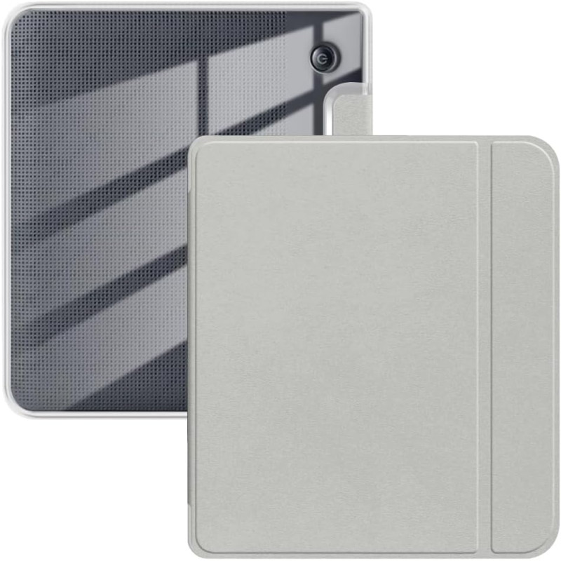 Coque pour Kobo Libra Color 2024 7 pouces, ultra transparente, souple, souple, coque arrière en TPU avec mise en veille/réveil a