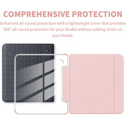 Étui pour Kobo Libra Color 2024 de 17,8 cm, ultra transparent, doux, flexible, transparent, coque arrière en TPU avec mise hors 
