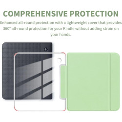 Coque pour Kobo Libra 7 pouces Couleur sortie 2024 Ultra Transparent Souple TPU Back Cover avec mise en veille/réveil automatiqu
